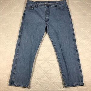 Rustler 100%‎ cotton blue jeans size 42X30